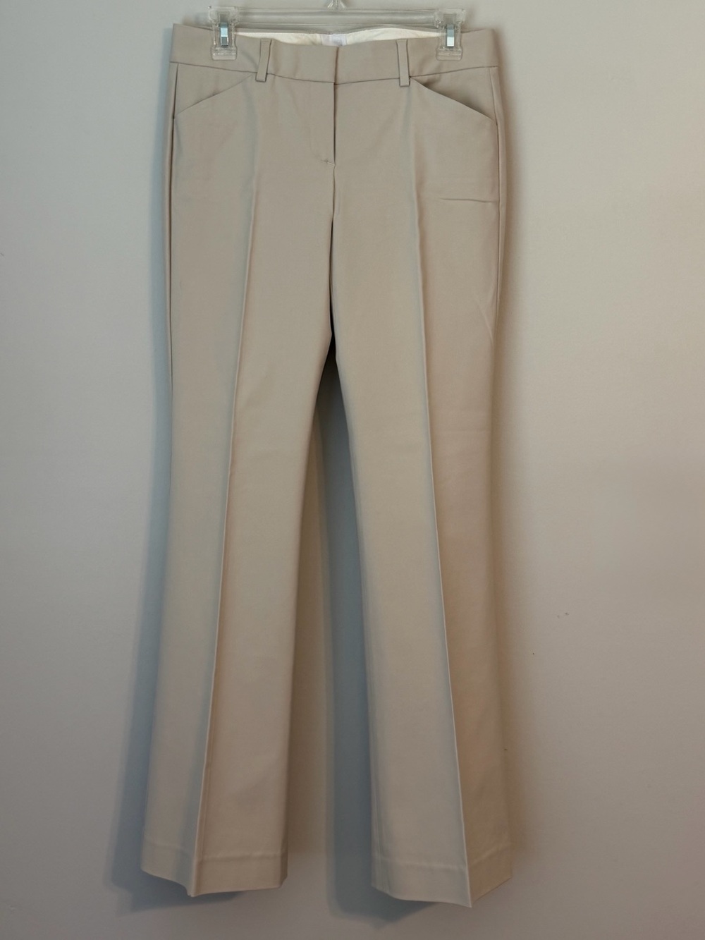 Theory Women’s Light Khaki Boot-Cut Dress Pants, Size 2, NWT